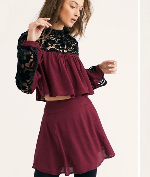 Free People Two Hearts Embroidered Set - Picture 3 of 4